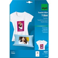 sigel T-Shirt Inkjet-Transfer-Folien, für helle Textilien