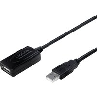 LogiLink USB 2.0 Aktives Verlängerungskabel, 25,0 m