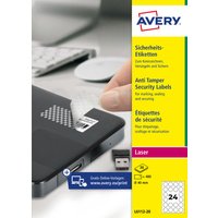 AVERY Zweckform Sicherheitsetiketten, 63,5 x 29,6 mm