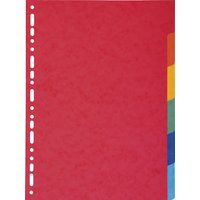 EXACOMPTA Karton-Register, DIN A4, 6-teilig