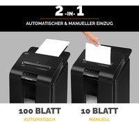 Fellowes Aktenvernichter AutoMax 100M, Partikel 4 x 10 mm