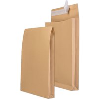 MAILmedia Faltenversandtasche E4, ohne Fenster, braun