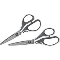 WEDO Edelstahlschere TITAN CUT-IT, Länge: 210 mm, grau/weiß