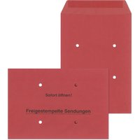 MAILmedia Versandtasche , Freigestempelte Sendungen, , B4, rot