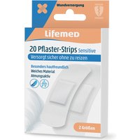 Lifemed Pflaster-Strips , Sensitive, , weiß, 20er