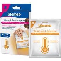 Lifemed Wärme-Sofort-Kompresse, 150 x 130 mm, weiß
