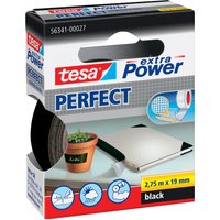 tesa Gewebeband extra Power PERFECT, 50 mm x 50 m, schwarz tesa Gewebeband extra Power PERFECT, 50 mm x 50 m, schwarz