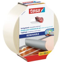 tesa Verlegeband, rückstandsfrei entfernbar, 50 mm x 25 m