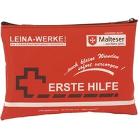 LEINA Mobiles Erste-Hilfe-Set, 24-teilig, Nylon, rot