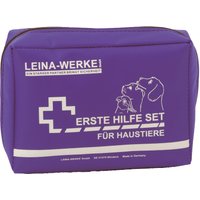 LEINA Erste-Hilfe-Set für Haustiere, 24-teilig, blau