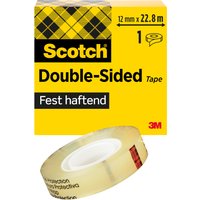 3M Scotch doppelseitiger Klebefilm 665, 12 mm x 22,8 m