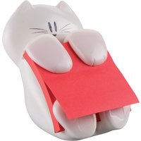Post-it Z-Notes Spender , Katze, , weiß, bestückt Post-it Z-Notes Spender , Katze, , weiß, bestückt