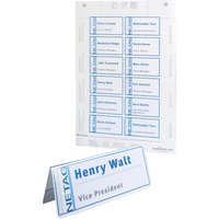 DURABLE Einsteckschilder für Tisch-Namensschilder, weiß