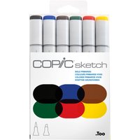 COPIC Marker sketch, 6er Set , Bold Primaries,