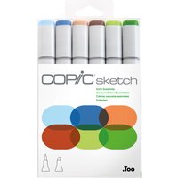 COPIC Marker sketch, 6er Set , Earth Essentials,