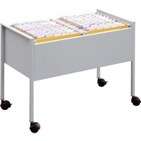 DURABLE Hängemappen-Wagen , Economy 100 DUO, , silber metallic