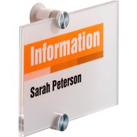 DURABLE Türschild CRYSTAL SIGN, (B)148 x (H)148 mm