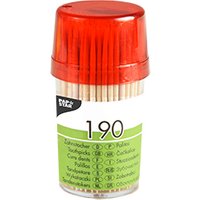 PAPSTAR Zahnstocher, aus Holz, rund, Länge: 65 mm