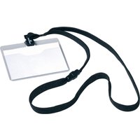 DURABLE Namensschild, mit Textilband, 90 x 60 mm, schwarz DURABLE Namensschild, mit Textilband, 90 x 60 mm, schwarz
