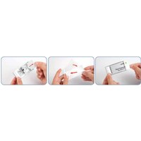 DURABLE Namensschild CLASSIC, mit Magnet, 74 x 34 mm, silber
