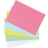 herlitz Karteikarten, DIN A5, blanko, weiß
