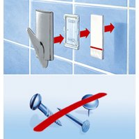 tesa Powerstrips Haken SMALL Metall, rechteckig