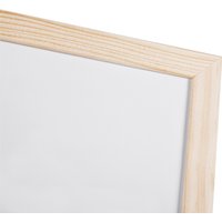 Bi-Office Weißwandtafel mit Holzrahmen, 900 x 600 mm