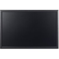 Bi-Office Kreidetafel, schwarzer Rahmen, 900 x 600 mm