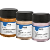 KREUL Acryl-Metallicfarbe, roségold, 50 ml