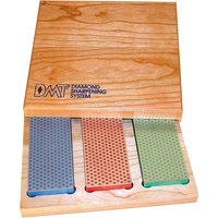 DMT Diamantschleifstein-Set in Holzbox, 3-teilig