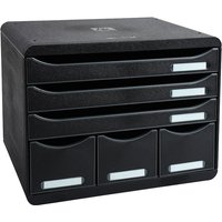 EXACOMPTA Schubladenbox STORE-BOX MAXI, 6 Schübe, harlekin