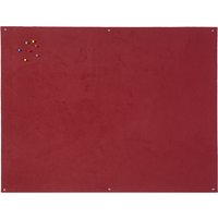 Bi-Office Filztafel, rahmenlos, 900 x 600 mm, burgunderrot
