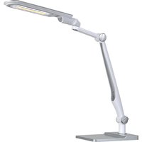 Hansa LED-Tischleuchte Multiflex, silber, Klemme und Fuß
