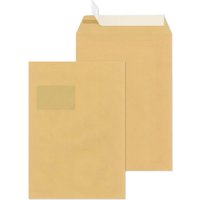 MAILmedia Versandtasche C4 haftklebend, mit Fenster, weiß