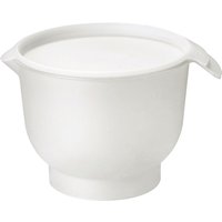 GastroMax Rührschüssel mit Deckel, 3,0 Liter, weiß