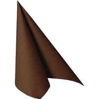 PAPSTAR Dinner-Servietten , ROYAL Collection, , braun