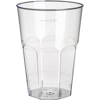 STARPAK Kunststoff-Caipirinhaglas PS, 0,3 l, glasklar