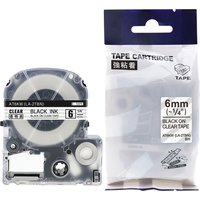 rillprint Schriftbandkassette, schwarz/weiß, 18 mm x 8 m