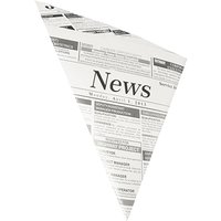 PAPSTAR Spitztüte , Newsprint, , 270 x 190 x 190 mm