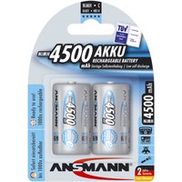 ANSMANN NiMH Akku max E, Baby (C), 4.500 mAh, 2er Blister ANSMANN NiMH Akku max E, Baby (C), 4.500 mAh, 2er Blister