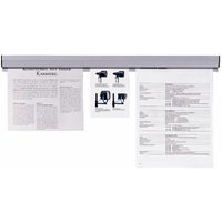 FRANKEN Papierklemmschiene, selbstklebend, Länge: 580 mm