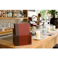 Securit Speisekarten-Mappe TRENDY, A4, weinrot, 20er Box