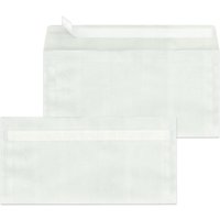 MAILmedia Briefumschläge DIN lang, haftklebend, transparent