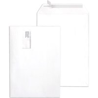 MAILmedia Adressfeld-Versandtasche B4, mit Fenster, weiß