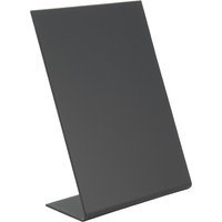 Securit Tischaufsteller L-SHAPE, DIN A6, schwarz