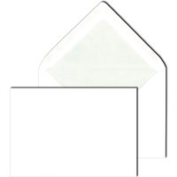 MAILmedia Briefumschlag, Seidenfutter, B6, weiß