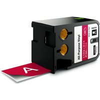 DYMO XTL Schriftband Vinyl, schwarz/weiß, 24 mm x 7 m