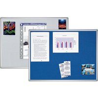 FRANKEN Textiltafel PRO, 900 x 600 mm, Filz: blau