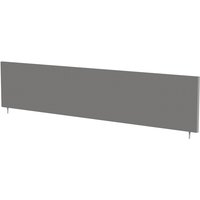 kerkmann Tischtrennwand, (B)1600 x (T)16 x (H)450 mm,graphit