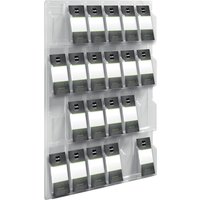 helit Wanddisplay , the clearly, , 12 x 1/3 DIN A4 hoch